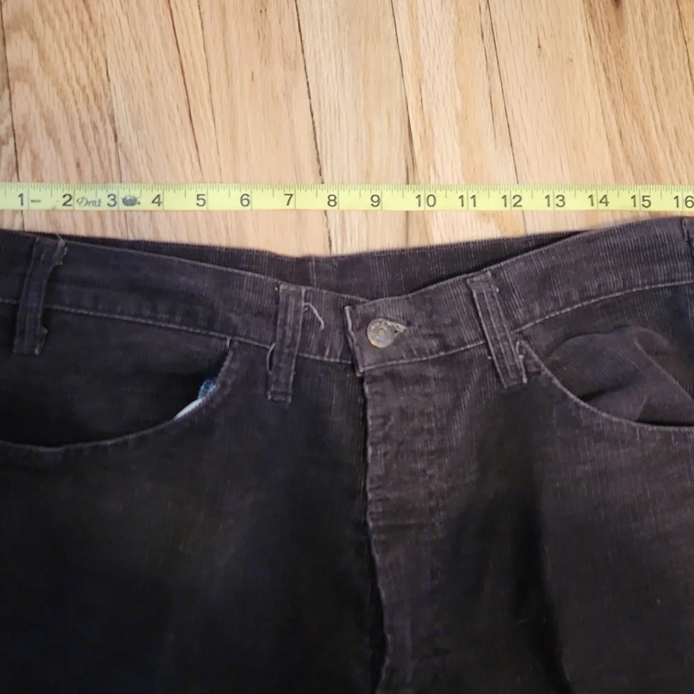 Levis Vintage Brown Corduroy Jeans Size 34 X 36